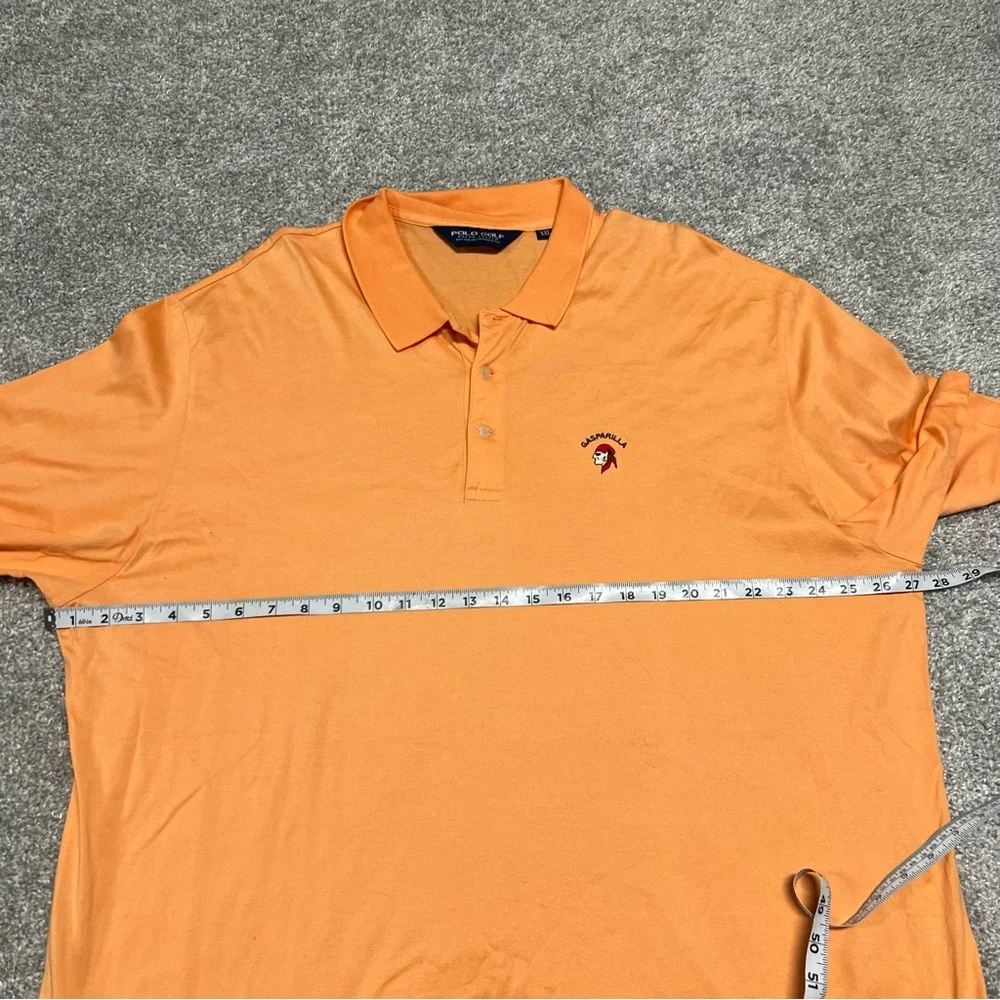 Polo Golf Polo shirt men’s xxl Gasparilla orange Ralph Lauren logo vtg - Picture 3 of 8